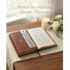 AWEZO 12 Pack Christian Bible Metal Bookmarks Cross Pendant Gifts