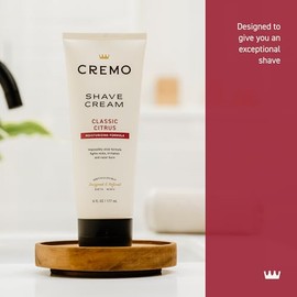 Cremo Original Shave Cream, Astonishingly Superior Smooth Shaving Cream Fights Nicks, Cuts And Razor Burn, 6 Ounces