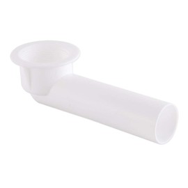 Eastman 35239 PVC Bath Tub Waste and Overflow Shoe for Drains, 1-1/2-inch Tubular Outlet, Resist Rust and Corrosion