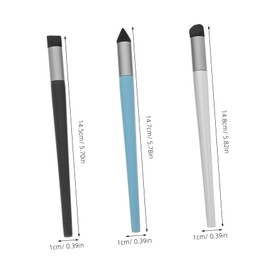 Gatuida 3pcs Oil Pastel Blending Pens Soft Sponge Tips for Smooth Versatile Rubbing Brushes for Drawing and Sketching Includes Round Double Heads