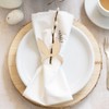 Tiardey 30 Pcs Easter Napkin Rings, Easter Bunny Napkin Holder,