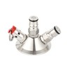BALL LOCK TAPPING HEAD TO 2INCH TRI-CLOVER (COMMERCIAL KEG ADAPTOR)