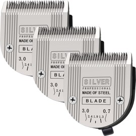 3 x 5-in-1 replacement blades compatible with Wahl Bravura Clipper Chromado, Creativa, Figura dog clippers for dogs grooming