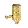 B&P Lamp® Med. Base Full Range DIMMER Socket, Solid Brass