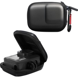 KZIOACSH Case for GoPro Hero 13/12/11/10/9/8/7/6, Full Body Protection Portable Waterproof Shockproof Action Camera EVA Travel Carrying Storage Box Hard Shell, Black