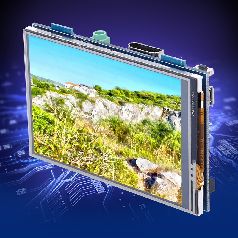 3.5in Display Panel Resistance Touch Support HDMI Audio Output MPI3508