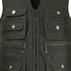 Cargo Vest, Soft and Breathable Multi-Pocket Cotton Camera Vest for