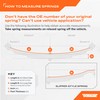 Dorman 929-1032 Utility Trailer Leaf Spring, Eye/Eye, 1 3/4" Width,