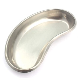 DDP 8" Kidney Bowl Basin Emesis Tray Stainless Steel Satin Rounded Edges Dental