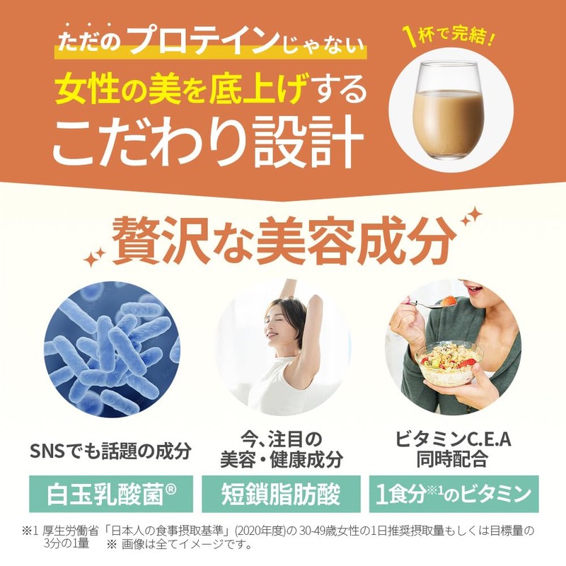 Doctor's Natural Recipe Beauty Protein, Kinako Flavor, 12.8 oz (350