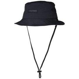 Marmot Bucket Hat, Taffeta Cord Bucket, Black
