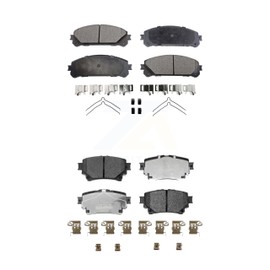 TEC Front Rear Ceramic Brake Pads Kit Replacement For Toyota Highlander Sienna Lexus RAV4 Prime bZ4X NX350h NX350 Subaru Solterra NX250 RZ450e NX450h+ Crown KTC-100882