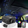 ATOKEE 16W Twinkle 400pcs Starlight Headliner Kit, 0.03in 9.8ft Fiber