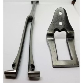 Furniture Knowledge Iron Drop Leaf Table Support 3 PIECE SET Pleukharp fork bar hook table dining ki