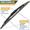 KVQ Windshield Wiper Blades Replacement for GMC Terrain 2010-2017 Chevy
