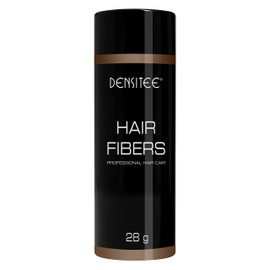 DENSITEE® Keratin Fibres for Hair Thickening, Conceals Hair Loss & Caldness with Instant Effect, 28 g, Hair Building Fibres + Scattered Hair, Thicker Hair & Volume Root Retouch Light Brown