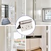 3 Pieces Self Closing Door Hinge 4 inch Satin Nickel