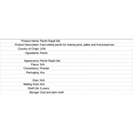 Chef Rubber Pectin Preserves Rapid Set 1.1 Pound