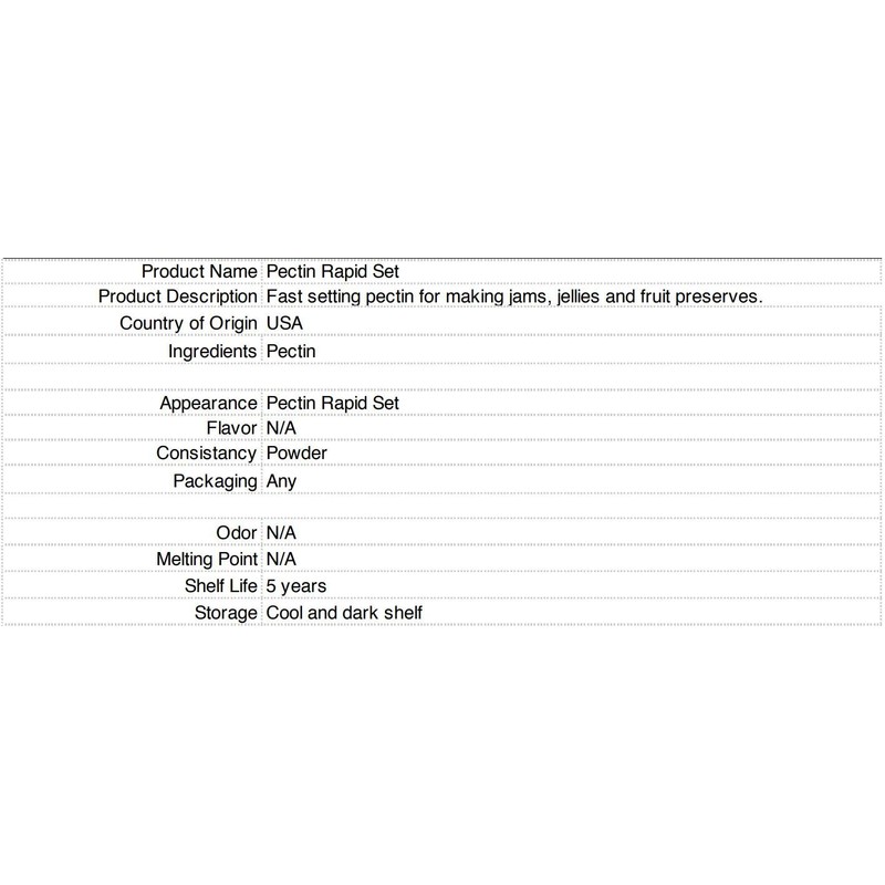 Chef Rubber Pectin Preserves Rapid Set 1.1 Pound