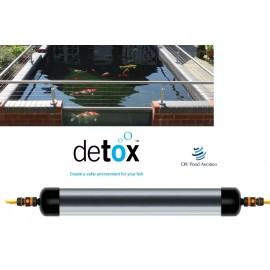 Evolution Aqua 12 in. De-chlorinator Carbon In-line Filter for Ponds & Aquariums