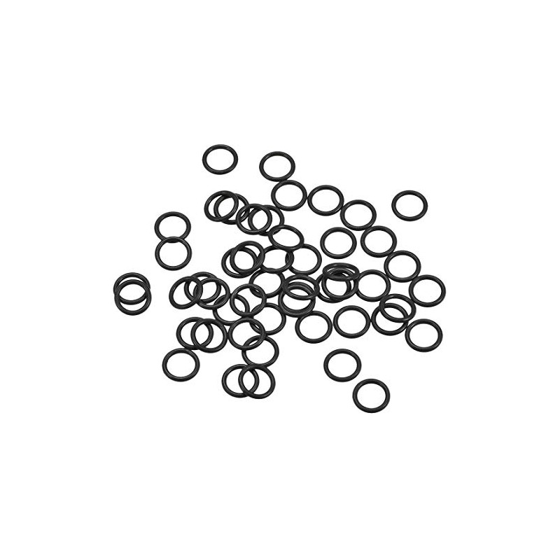 sourcing map Fluorine Rubber O Rings, 7mm OD, 5mm Inner