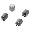 Amon 8826 Air Valve Caps, Ayame (Diamond) Knurling, Pack of