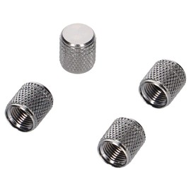 Amon 8826 Air Valve Caps, Ayame (Diamond) Knurling, Pack of 4