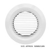 Generic Round Air Vent Louver, 6 Inch Soffit Vents, Plastic