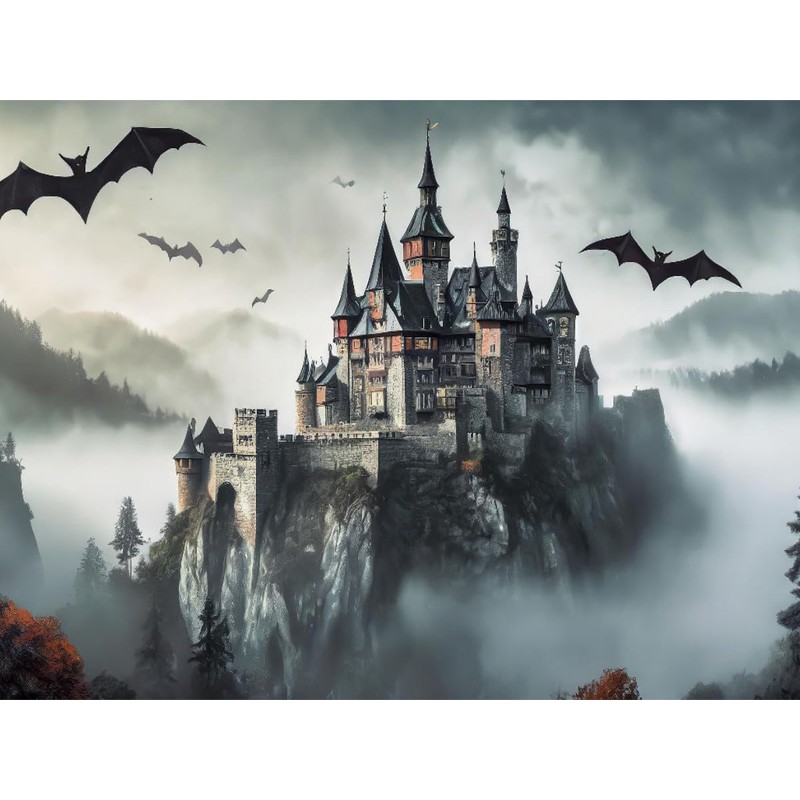 CALVENDO Puzzle Dracula's Castle in Transylvania | 1000 Pieces Size