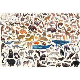Buffalo Games - Kara Mohr - Conservation Collage - 2000 Piece Jigsaw Puzzle for Adults - Challenging Puzzle Perfect for Game Nights - Finished Size is 38.50 x 26.50