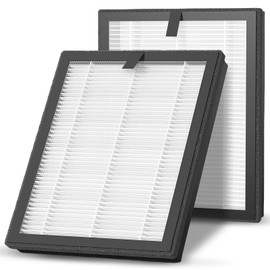 2 Pack ClearAir-A5 Replacement Filt-er Compatible with VEWIOR A5 ClearAir-A5 H13 True HEPA Air Cleaner Purifi-er for Home Large Room, 3-in-1 High-efficiency Air Filt-er for Wildfire Smoke Pollen Dust