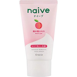 Naive Makeup Cleansing Foam, Peach Leaf Mini 1.6 oz (45 g)