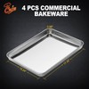 Baking Pans Set of 4, CEKEE 4 Pieces Baking Sheet