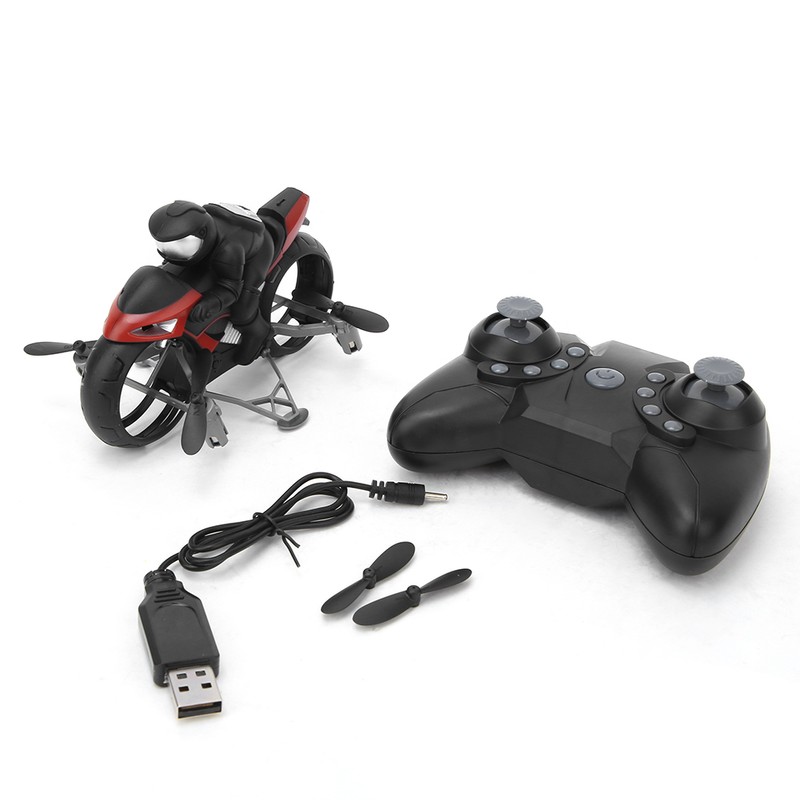 Stunt Motorcycle Toys 2 In 1 Land Air Fly Motorcycle