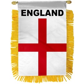 ENGLAND MINI BANNER FLAG GREAT FOR CAR & HOME WINDOW MIRROR HANGING