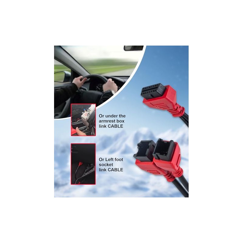 Remote2program Bypass Gateway Protocol Cable for Chrysler/Dodge/Jeep 12+8 Programming OBD2