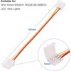 GTIWUNG 3 Pin 10mm LED Connector Kit Strip-Strip Jumper Right