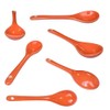 Pirhosigma 8 Color Porcelain Egg Spoons Ceramic Spoons 5 inch