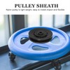 Cabilock 4 Pcs Gym Pulley Hardwearing Nylon Pulley Wheel 90mm