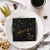 100 Pack of 70th Birthday Napkins, Cheers to 70 Cocktail