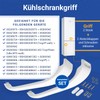 VIOKS Set of 2 Refrigerator Handles Replacement for Bosch 00369542