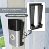 AMTHKNO Video Doorbell Vinyl Siding Mounting/Adapter Angle Adjustment Plate W/Hardware,