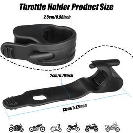 Motorcycles Cruise Control Thumb Support, Throttle Aide Control Grip, Universal Motorcycle Driving Aid Thumb Support, Motorcycle Throttle Grip Assistant Wrist Support