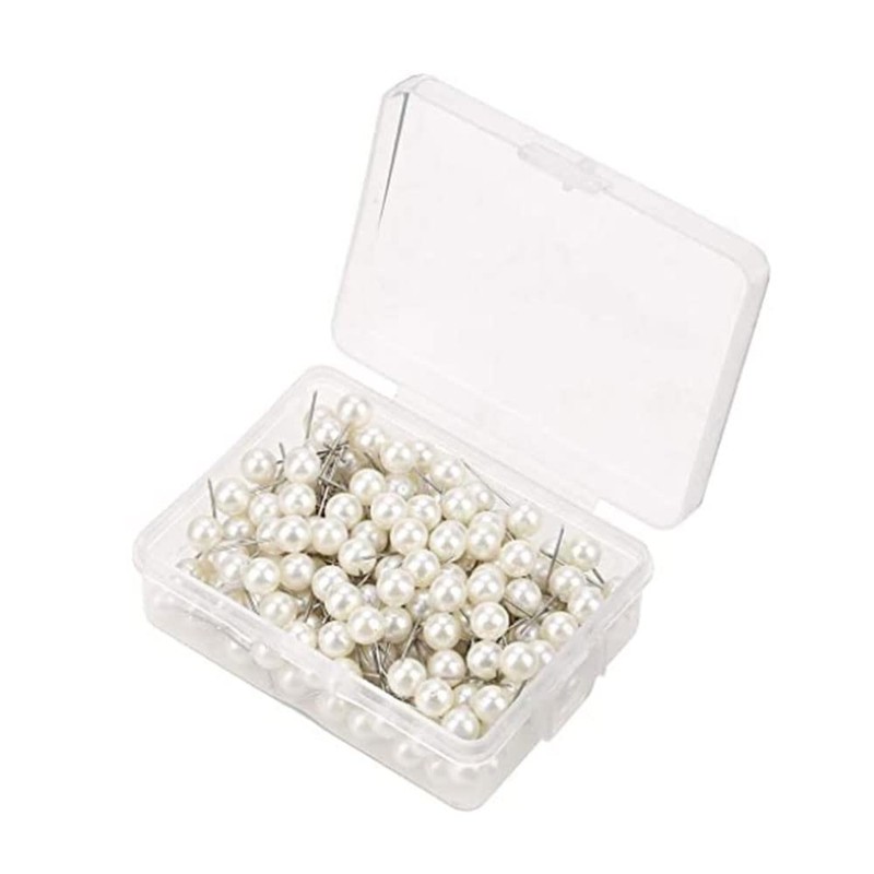 Pack of 200 Round Plastic Head Push Pins Head Push