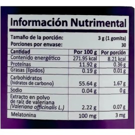 Melatonina Kids Valeriana Fresa 30 Gomitas Natural Health                                                                                             