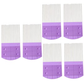 COHEALI 6 Pcs Paper Device Quilling Combs Quilling Fringer Crimper Tool Purple Plastic The Paper Bra