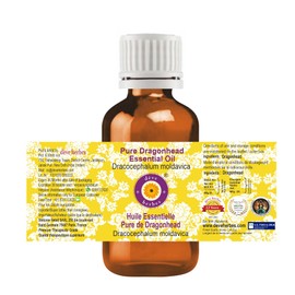 Deve Herbes Pure Dragonhead Essential Oil (Dracocephalum moldavica) Natural Therapeutic Grade Steam Distilled 2ml (0.06 oz)