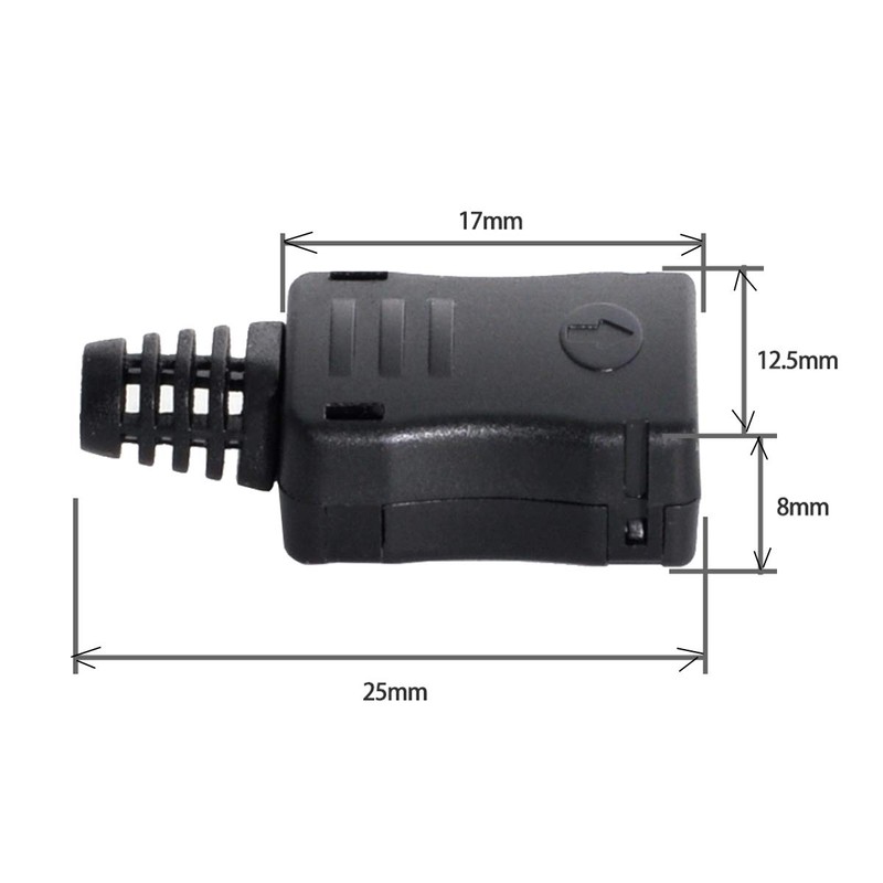 cablecc 10set DIY 4pin USB 2.0 Type C Female Socket