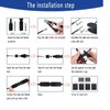 QeeHeng Solar Crimping Pliers Solar Connectors Kit, with 10 Pairs