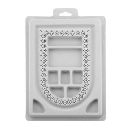 ChangXiang One Piece Practical Beading Board Jewelry Organizer Tray DIY Jewelry Making Bead Board Bracelet Plastic Necklace Beads Jewelry Organizer for DIY Bracelet Necklace